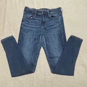 American Eagle Outfitters Dark Blue Skinny Jeans